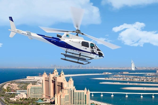 embark on spectacular 45-mins helicopter tour of dubai | book helicopter tour